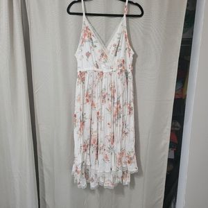Torrid Floral Dress with Lace